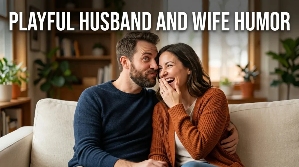 playful husband and wife humor