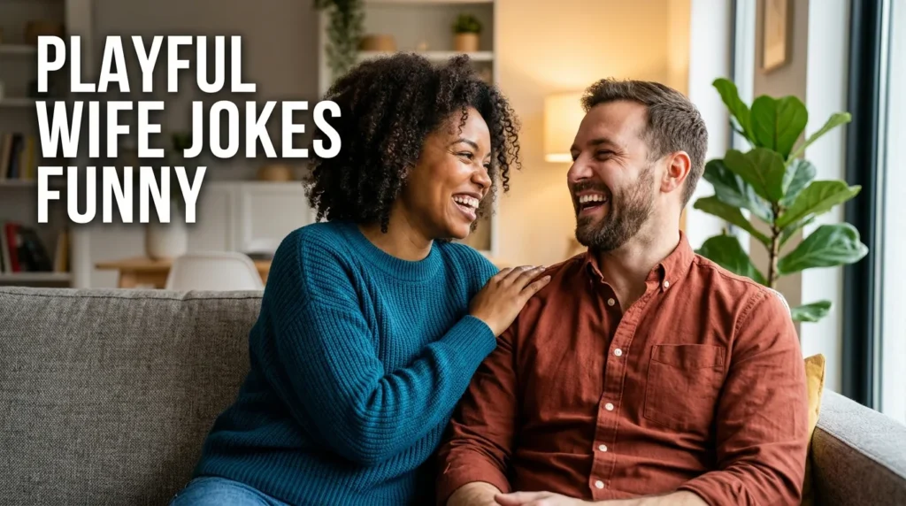 playful wife jokes funny