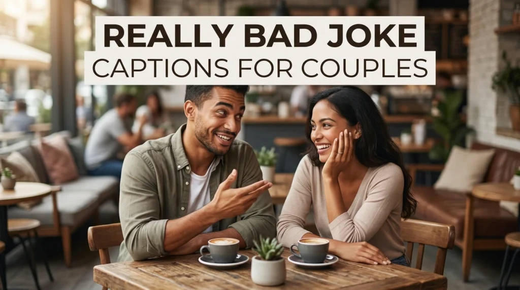  really bad joke captions for couples
