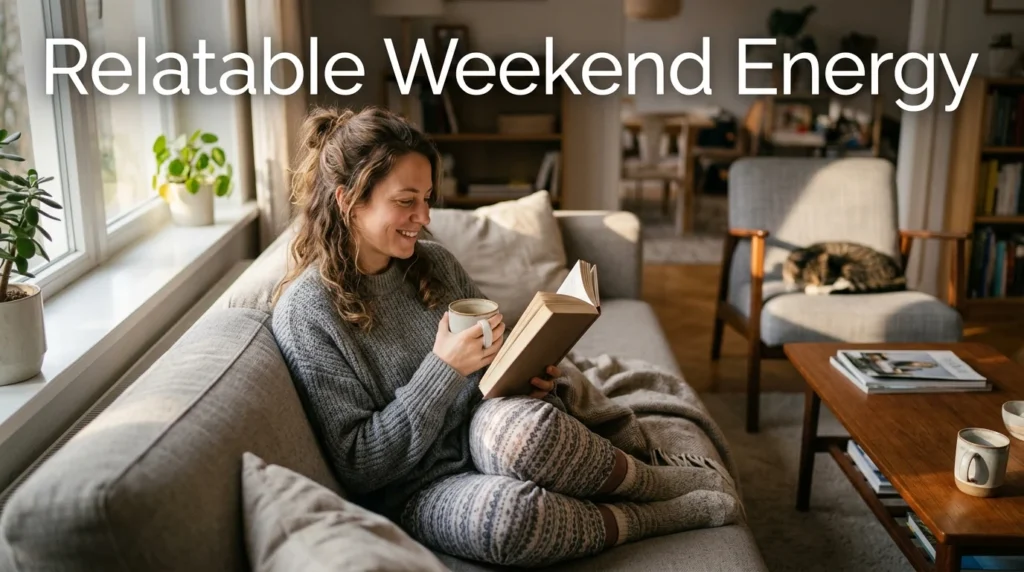 relatable weekend energy