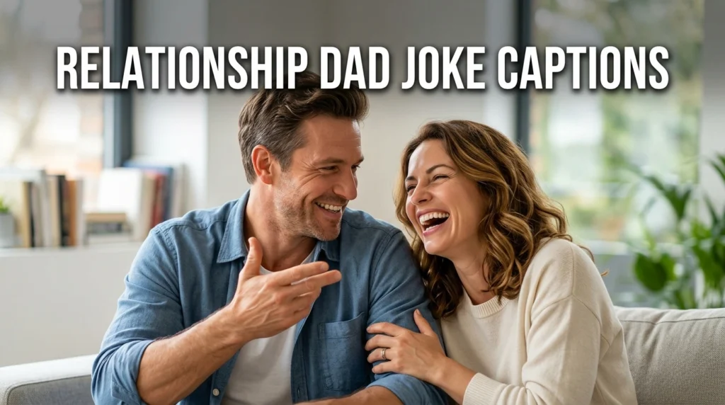 relationship dad joke captions