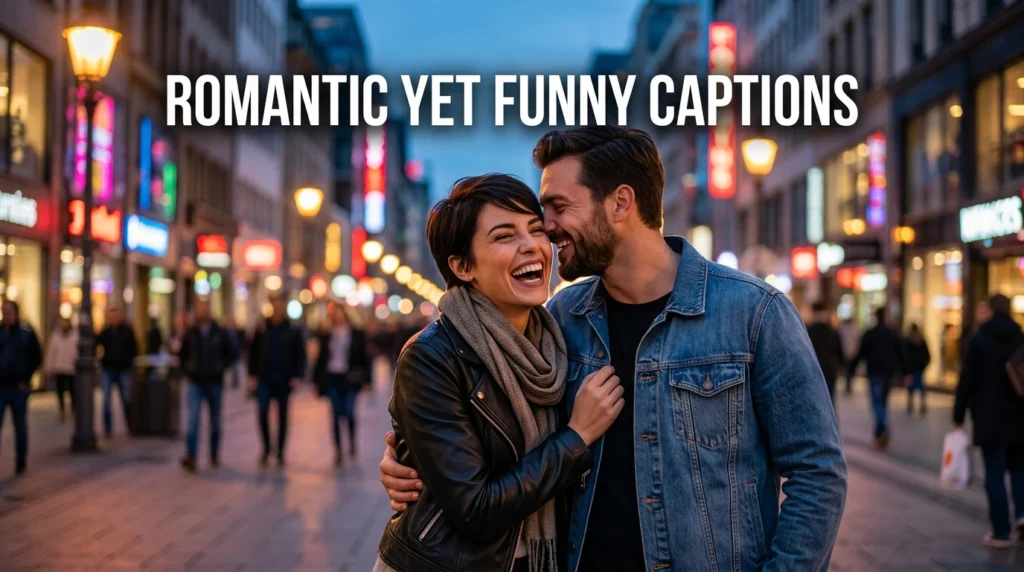 romantic yet funny captions