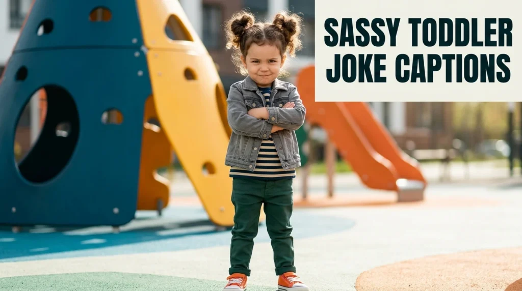 sassy toddler joke captions