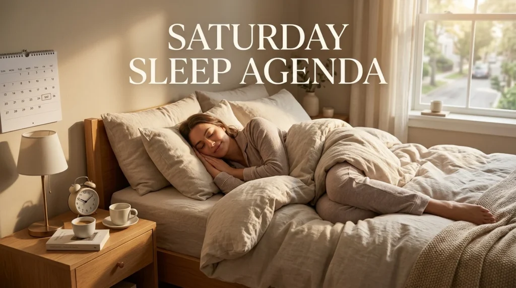 Saturday sleep agenda