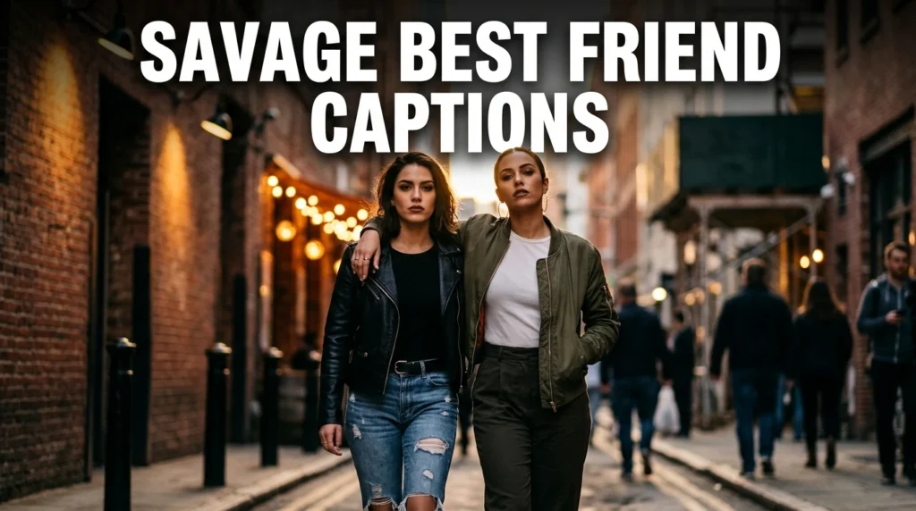 savage best friend captions