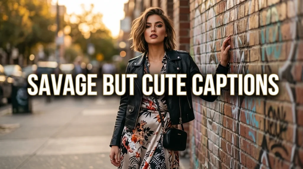 savage but cute  captions