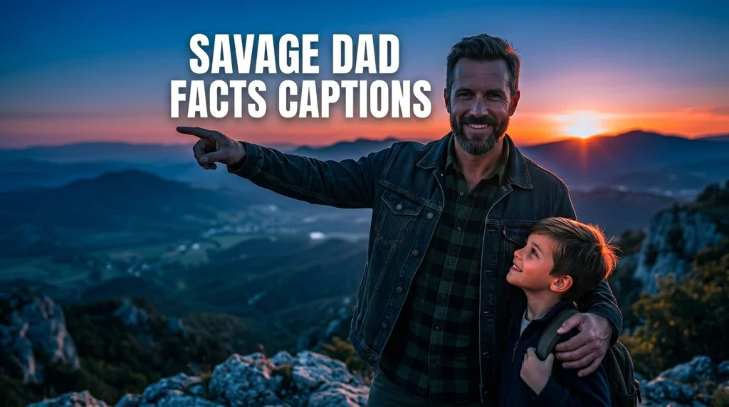 savage dad facts captions