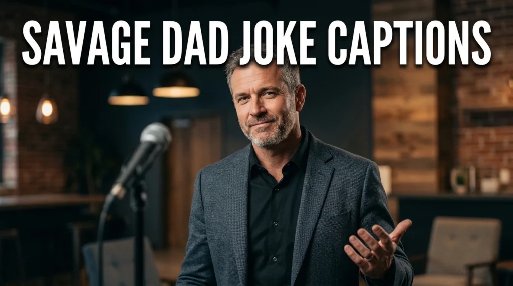 savage dad joke captions