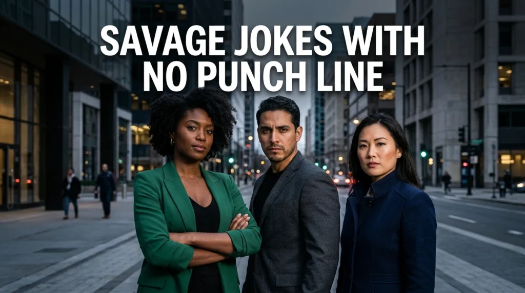 savage jokes with no punch line