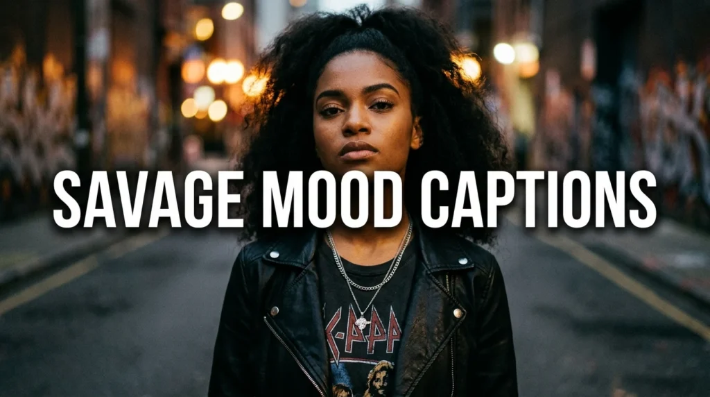 savage mood captions