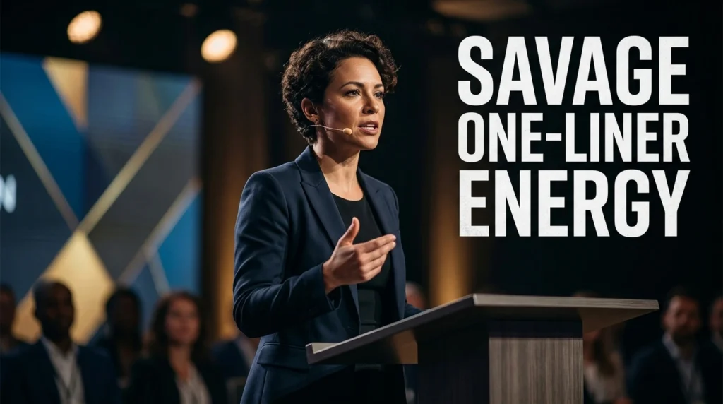 savage one liner energy