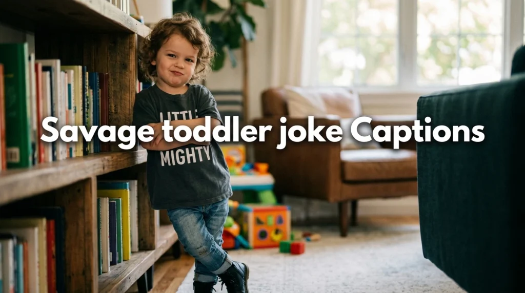 savage toddler joke captions