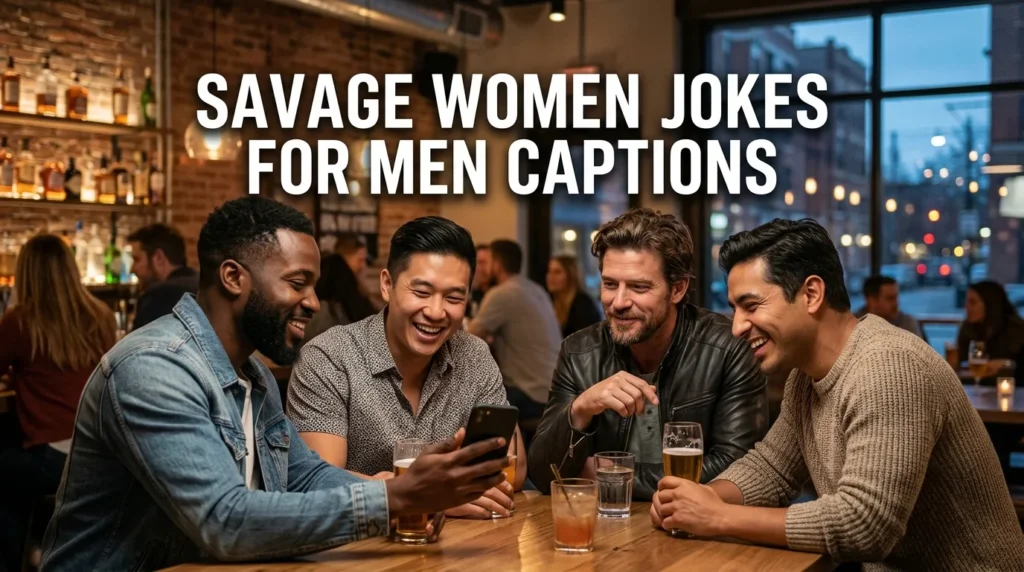 savage woman jokes for men captions
