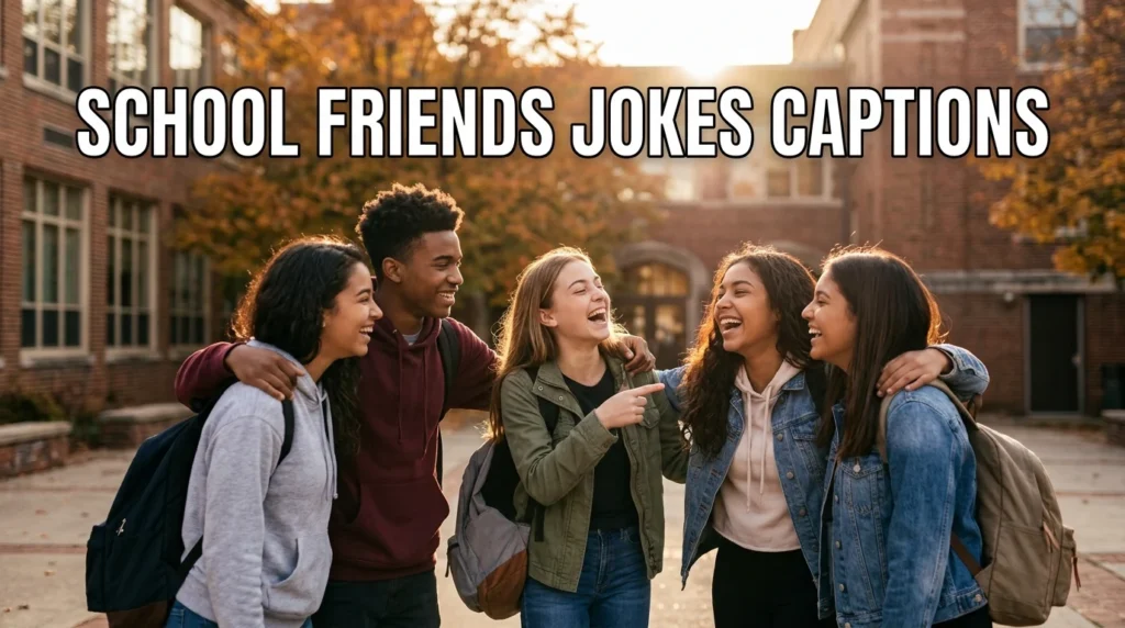 school friend jokes captions