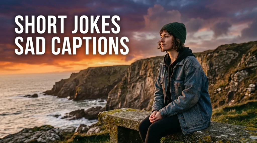 short jokes sad captions