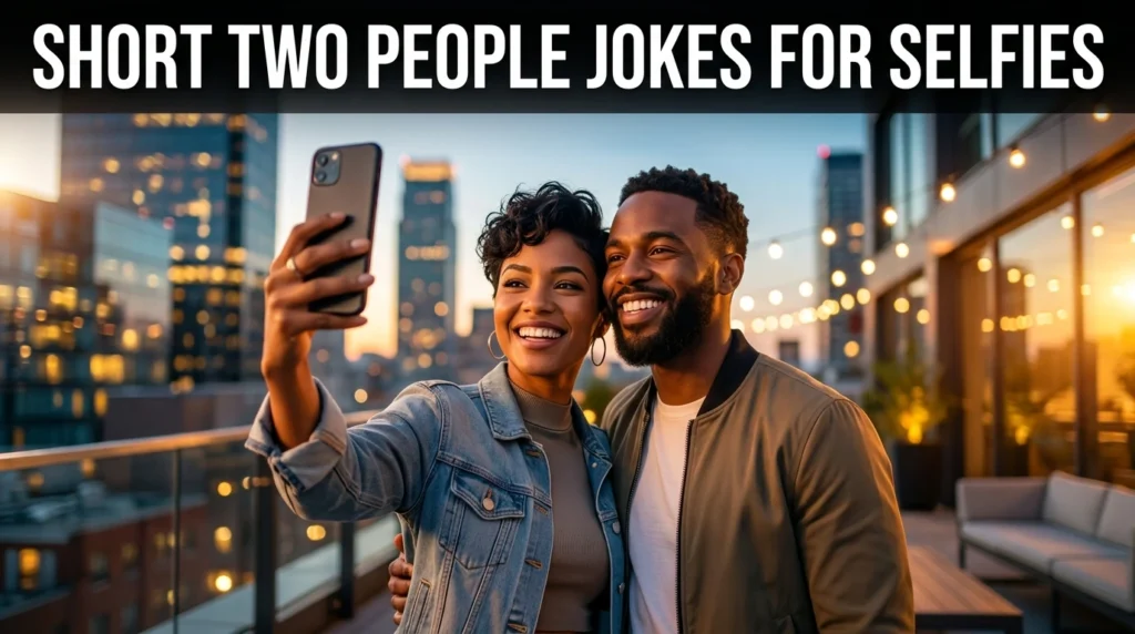 short two people jokes for selfies
