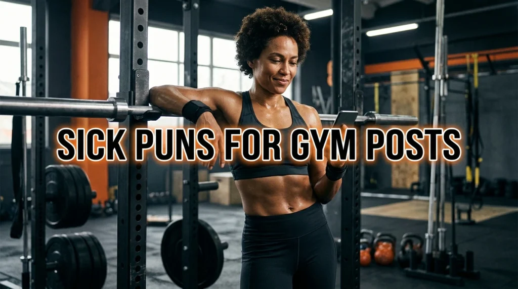 sick puns for gym posts