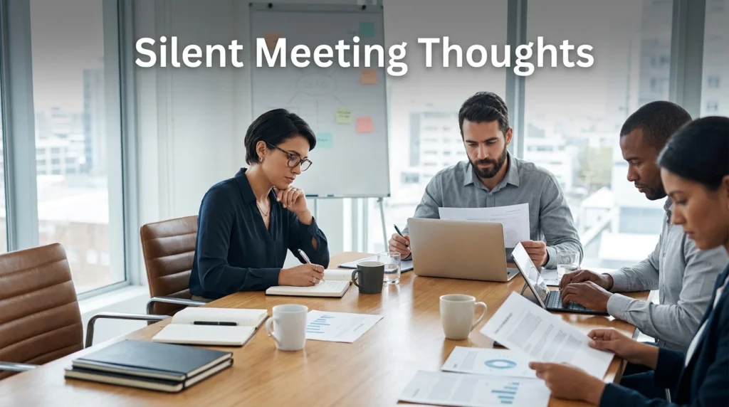 Silent Meeting Thoughts