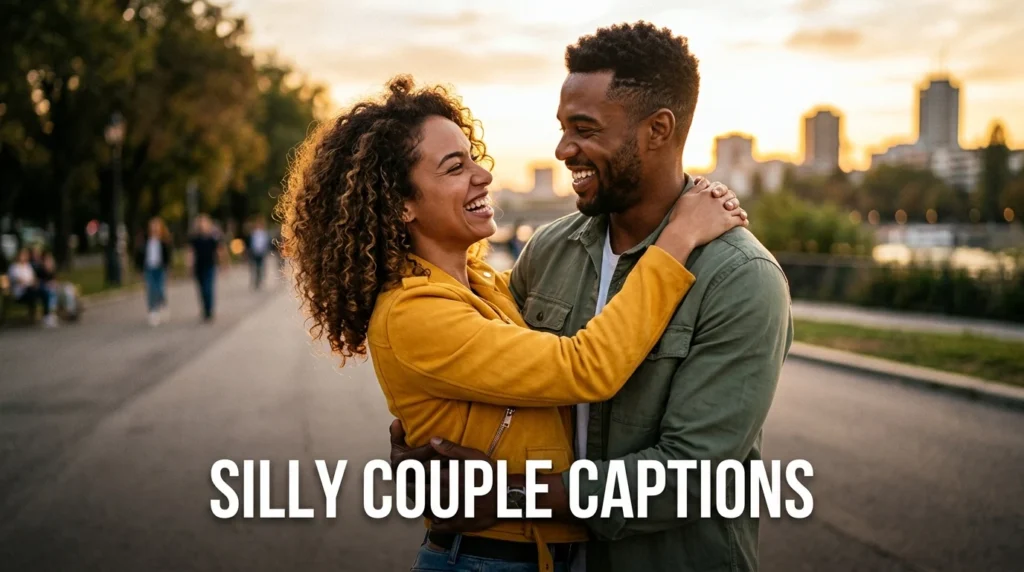 silly couple captions