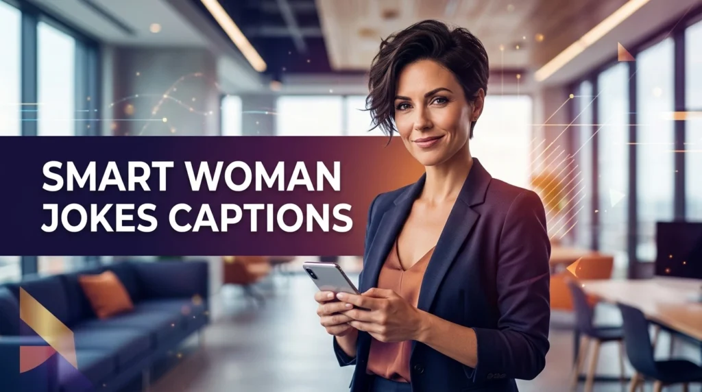 smart woman jokes captions
