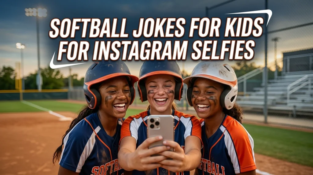 softball jokes for kids for instagram selfies