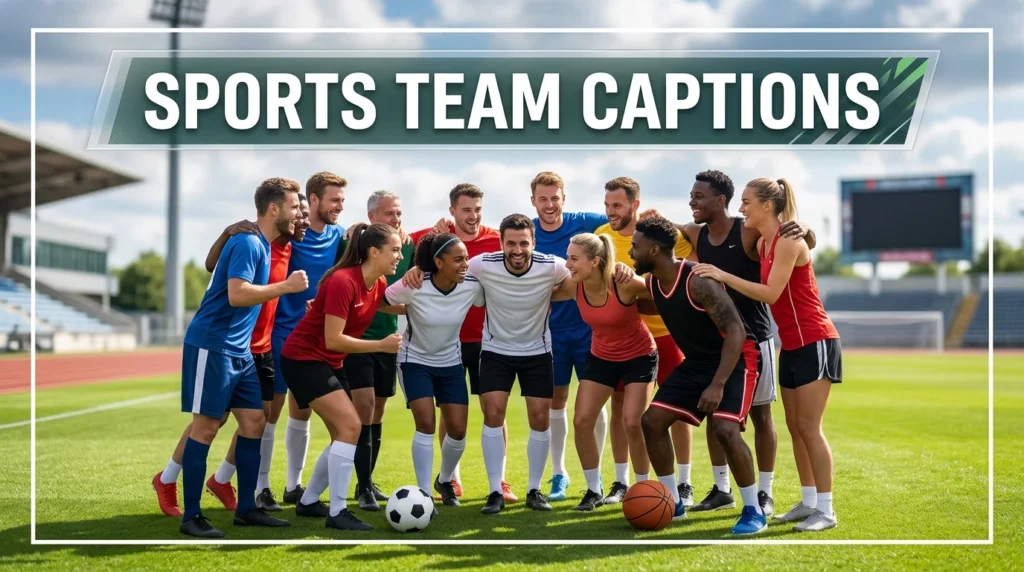 sports team captions