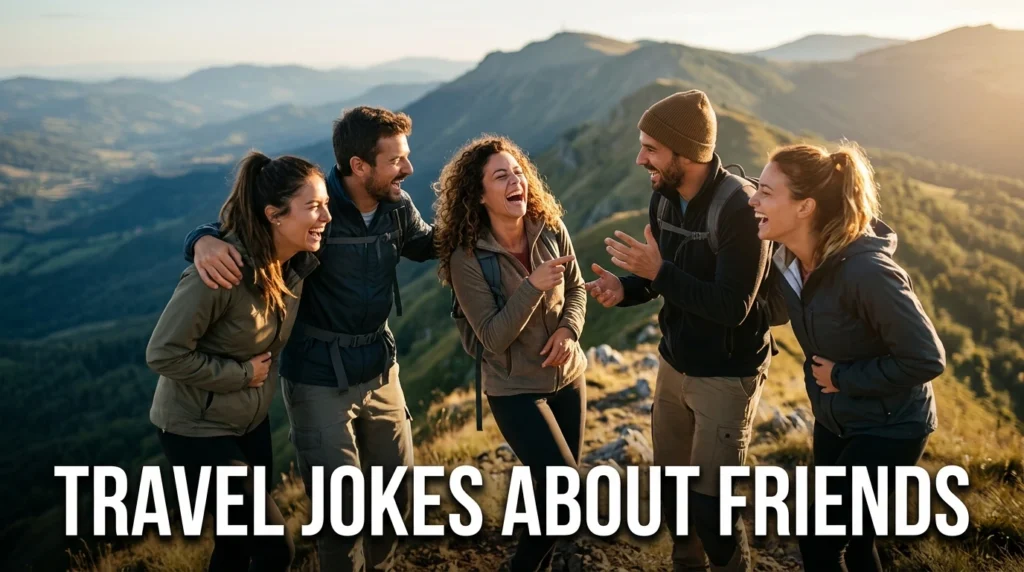 travel jokes about friends