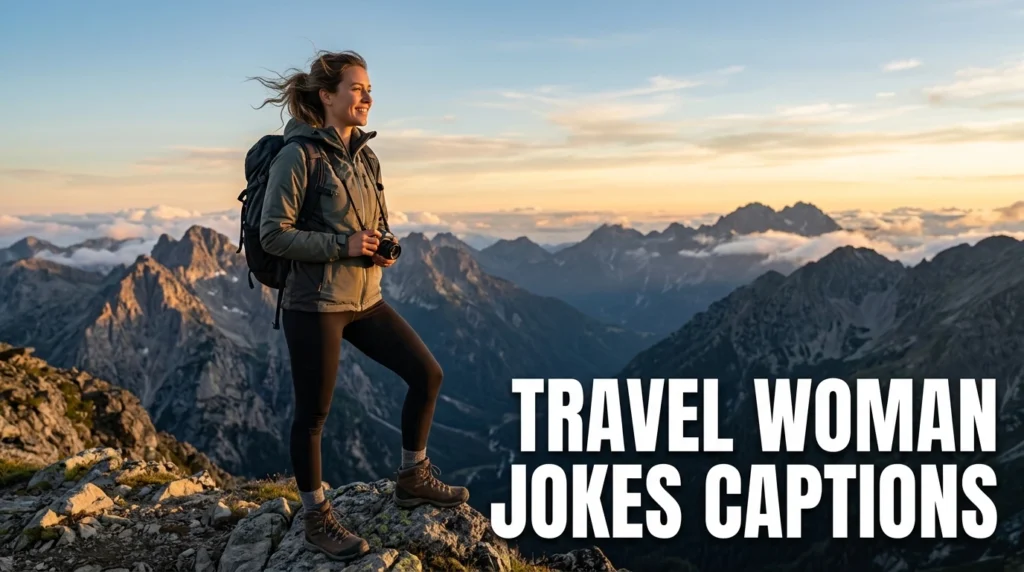 travel woman jokes captions
