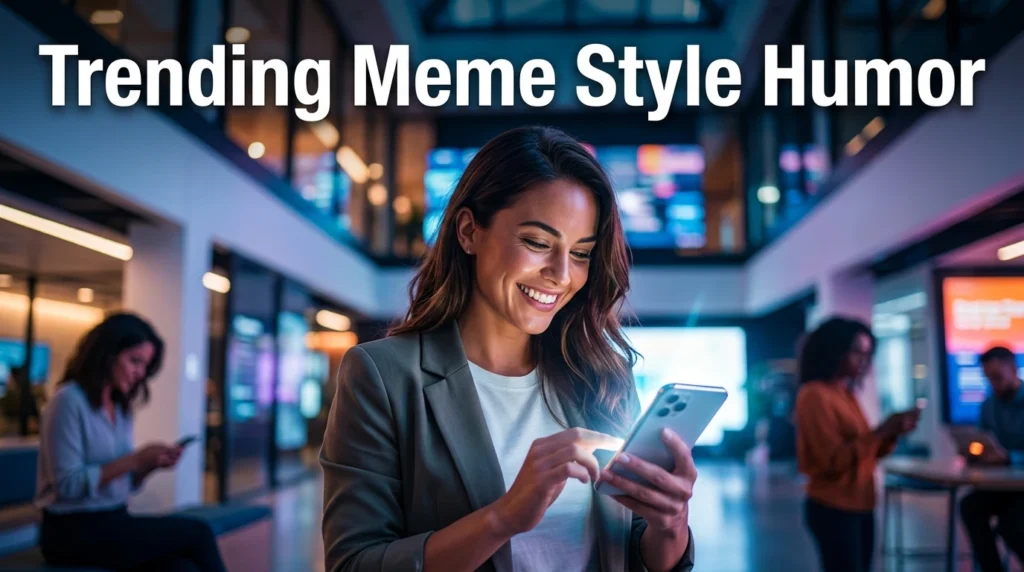 trending meme style humor