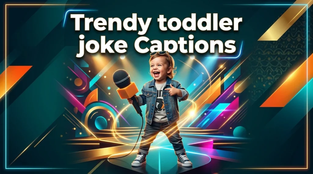 trendy toddler joke captions
