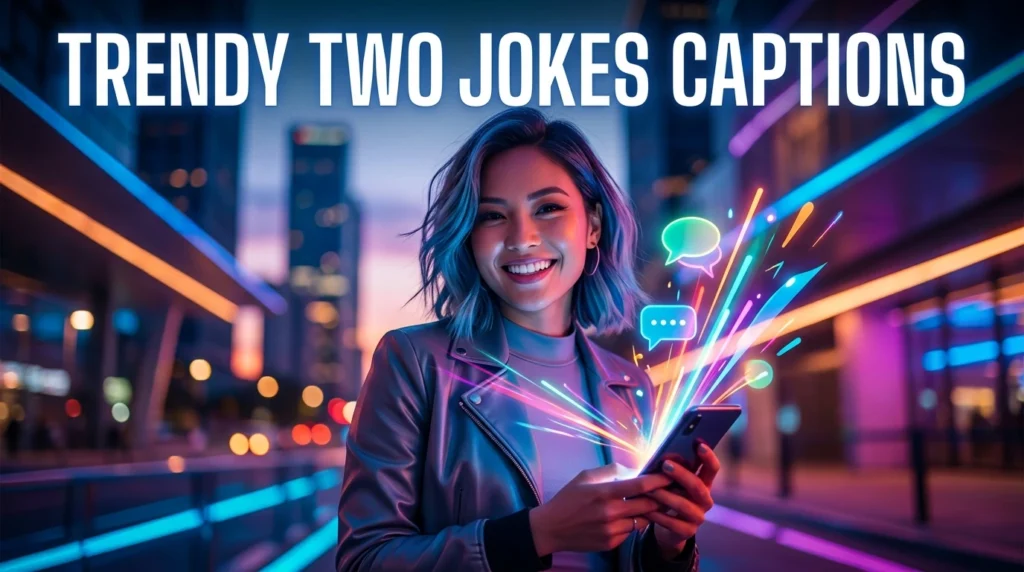 trendy two jokes captions