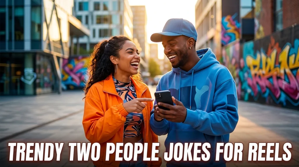 trendy two people jokes for reels