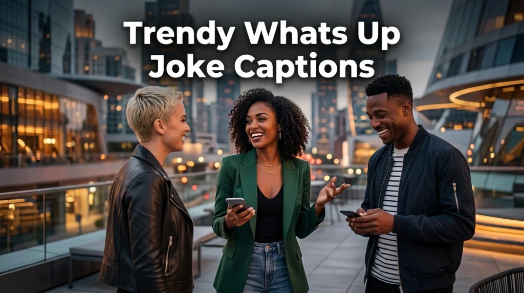 trendy whats up joke captions