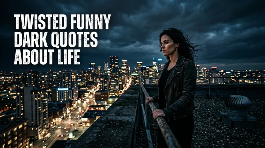 twisted funny dark quotes about life