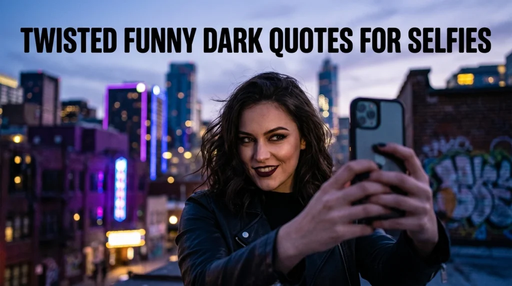 twisted funny dark quotes for selfies