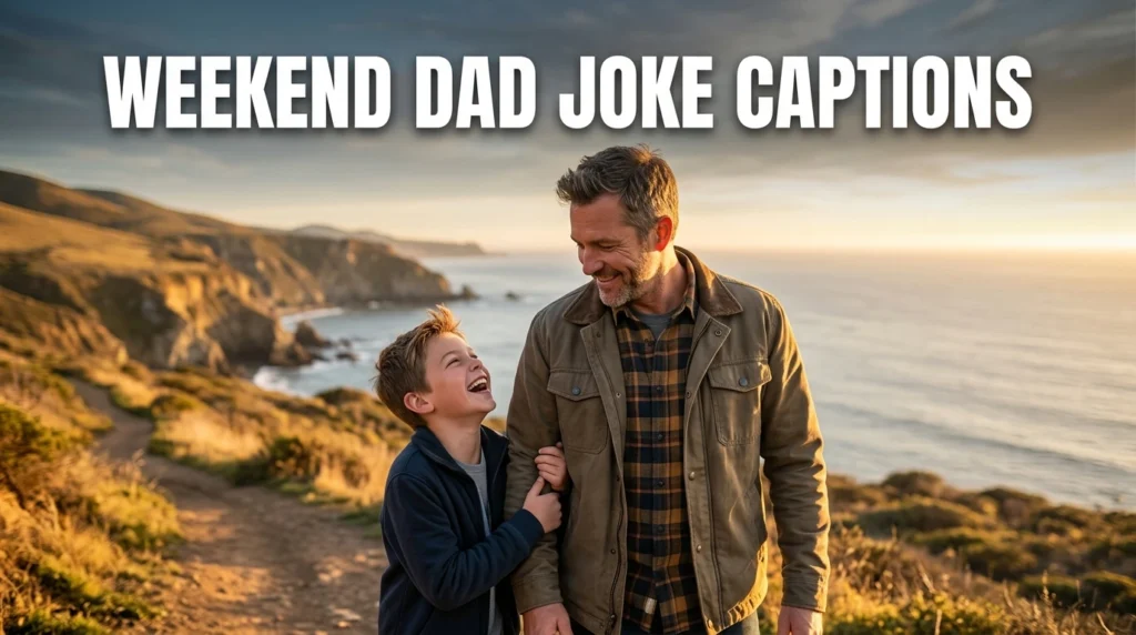 weekend dad joke captions