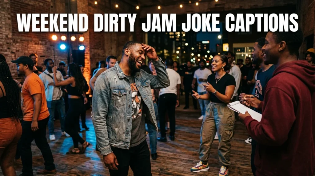 weekend dirty jam joke captions