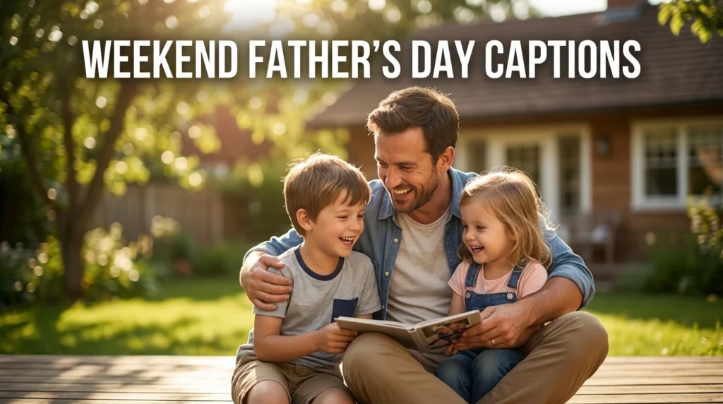 weekend father's day captions