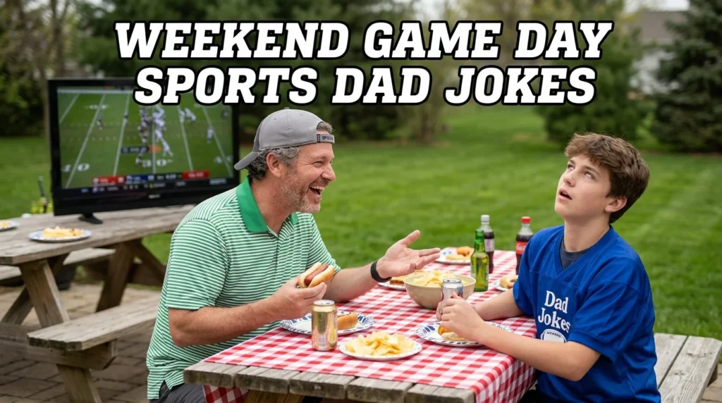  weekend game day sports dad jokes
