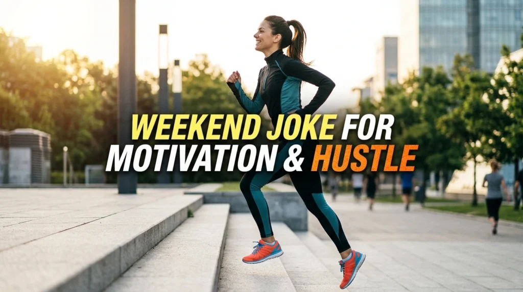 weekend joke for motivational hustle