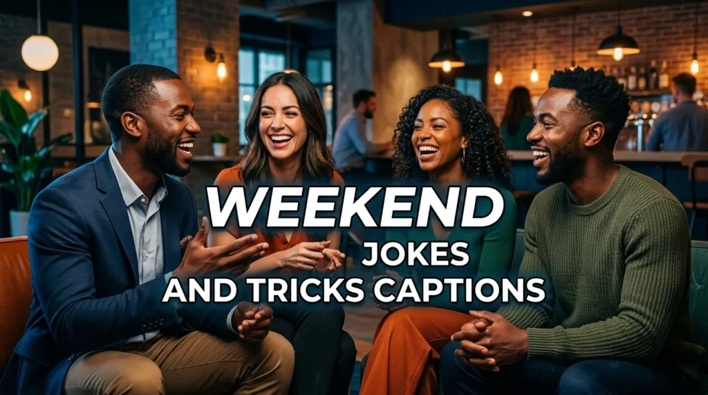 weekend jokes and tricks captions