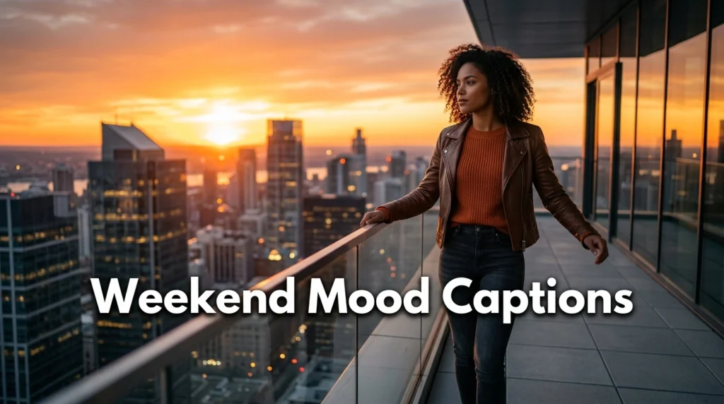 weekend mood captions