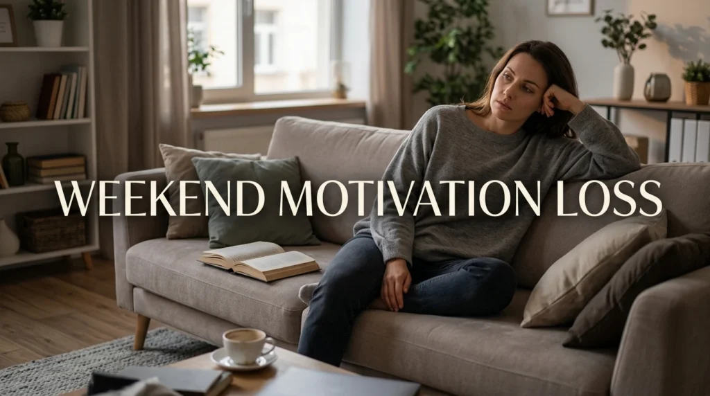Weekend motivation loss
