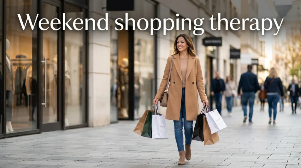 Weekend shopping therapy