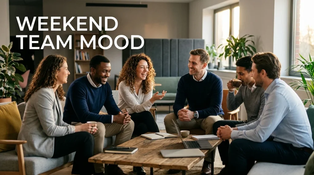 weekend team mood