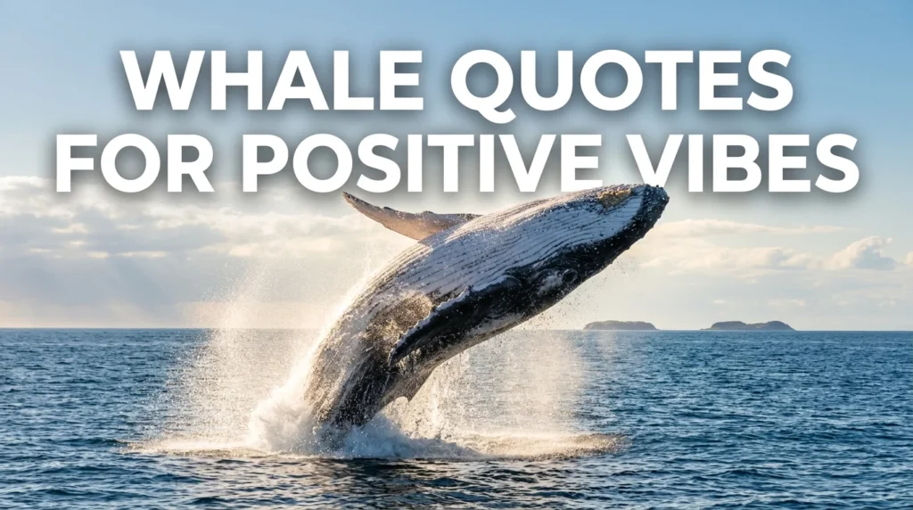 whale quotes for positive vibes