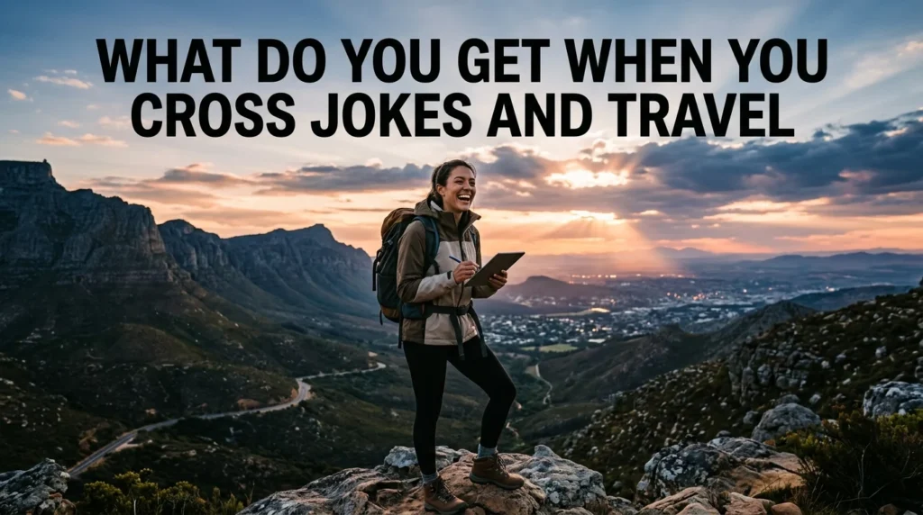 what do you get when you cross jokes and travel