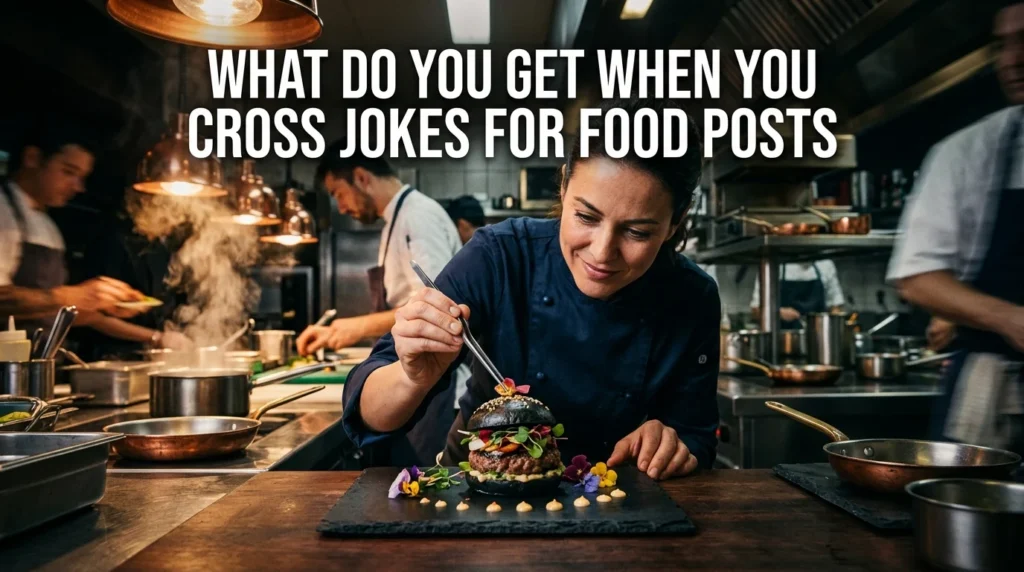 what do you get when you cross jokes for food posts
