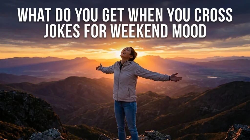 what do you get when you cross jokes for weekend mood