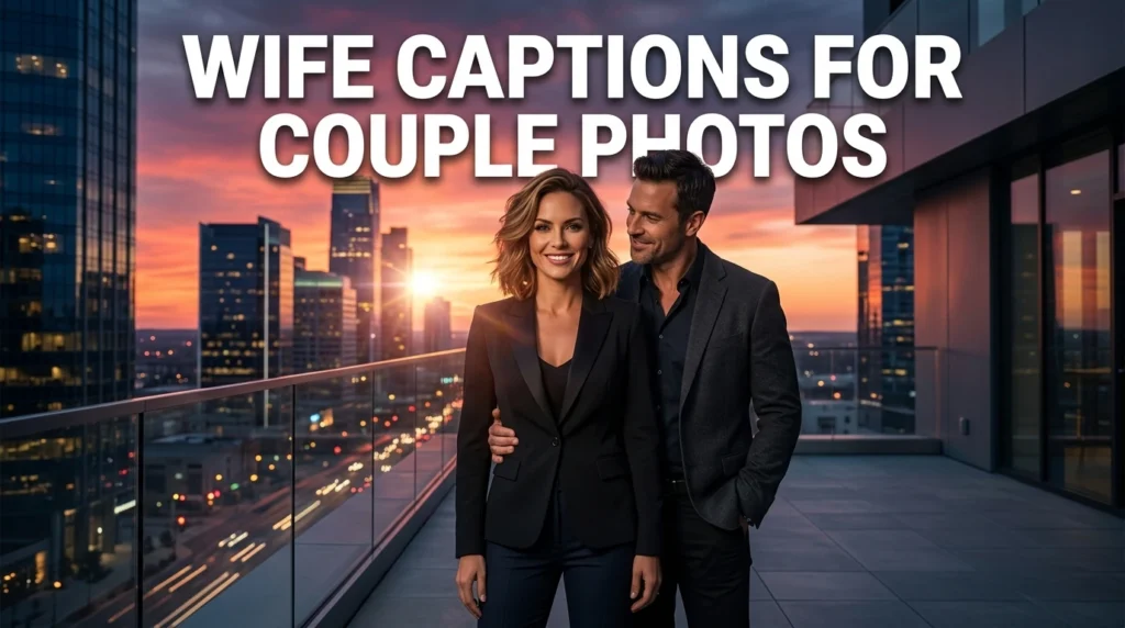 wife captions for couple photos